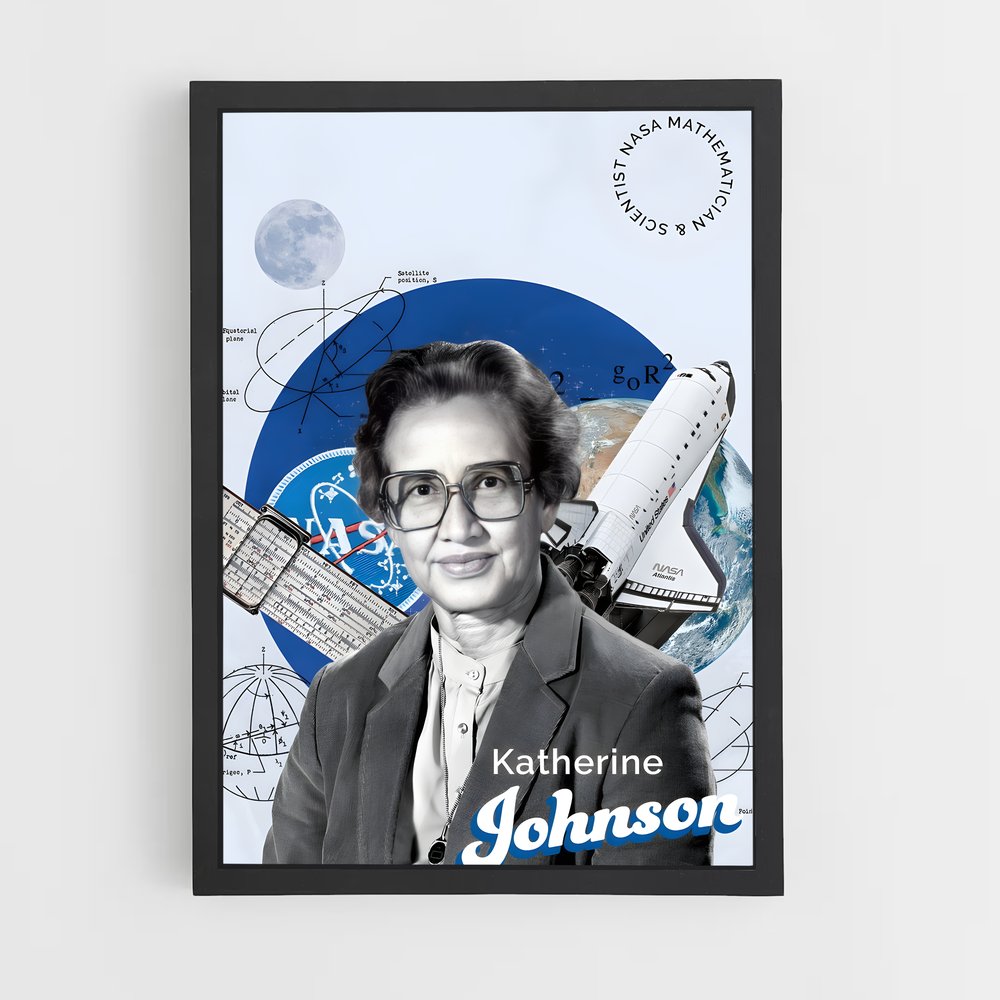 Poster La Pionnière des Étoiles – affiche Astronautes (vue 2)